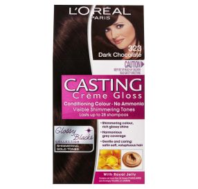L'Oreal Casting Cream Gloss צבע שיער שוקולד כהה 323