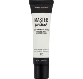 Master Prime בסיס למייקאפ פריימר לצמצום נקבוביות למראה עור חלק ואחיד 10