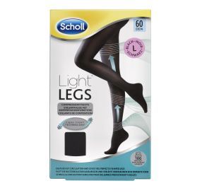 Light Legs Nude גרביון 60 דנייר בצבע שחור לרגליים קלילות מידה L