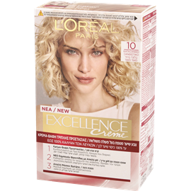 L&#39;Oreal Excellence Cream צבע שיער בלונד מאוד מאוד בהיר 10
