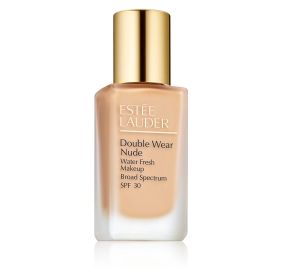 Estee Lauder Double Wear Nude Makeup SPF 30 מייק אפ למראה רענן בגוון Pebble 3C2