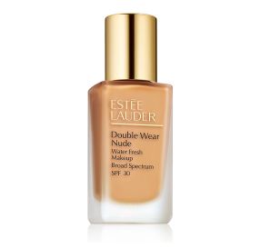 Estee Lauder Double Wear Nude Makeup SPF 30 מייק אפ למראה רענן בגוון Cashew 3W2
