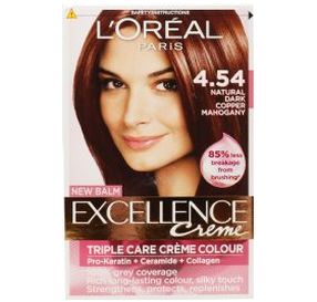 לוריאל Excellence Cream צבע שיער חום מהגוני נחושתי 