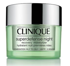 Superdefense Night Recovery Moisturizer לעור יבש מאוד עד יבש מעורב