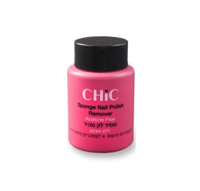 chic sponge nail remover מסיר לק עם ספוג ללא אצטון 70 מ”ל 