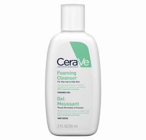 CeraVe Foaming Facial Cleanser ג&#39;ל מקציף לניקוי העור לעור רגיל עד שמן 88 מ&#39;&#39;ל