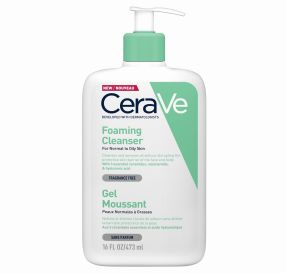CeraVe Foaming Cleanser ג&#39;ל מקציף לניקוי העור לעור רגיל עד שמן 473 מ&#39;&#39;ל