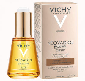 VICHY NEOVADIOL MAGISTRAL ELIXIR תמצית עם שמנים מזינים להתחדשות מראה העור 30 מ”ל