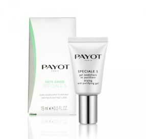 Payot Pate Grise Speciale 5 ספיישל 5 ג&#39;ל מטהר ומייבש פצעונים נקודתי לעור 15 מ”ל