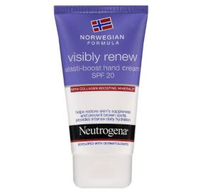 Neutrogena Visibly Renew Hand Cream קרם ידיים לחות מוגברת עם מקדם הגנה SPF20