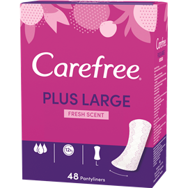 Carefree Plus מגון תחתון לארג&#39; fresh / 48 יח&#39;