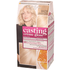 L&#39;Oreal Casting Cream Gloss בלונד בהיר במיוחד פנינה 1021