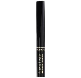 L'oreal Super Liner Black Lacqer איילינר שחור עמיד למים למריחה מדוייקת וקלה