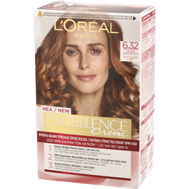 לוריאל Excellence Cream צבע שיער חום בהיר זהוב מעודן
