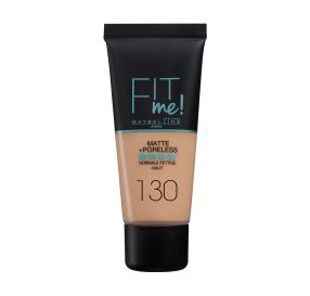 Fit Me Matte And Poreless מייק אפ נוזלי בגימור מאט גוון 130