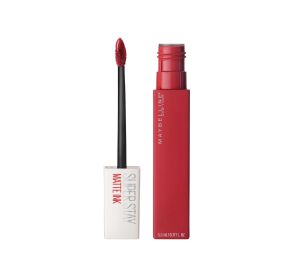 Maybellilne Super Stay MATTE INK שפתון נוזלי עמיד עד 16 שעות בגימור מאט עם פיגמנט אינטנסיבי גוון 20 pioneer