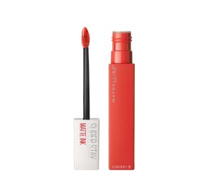 Maybellilne Super Stay MATTE INK שפתון נוזלי עמיד עד 16 שעות בגימור מאט עם פיגמנט אינטנסיבי גוון 25 heroine