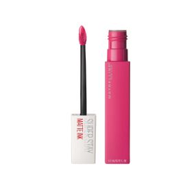 Maybellilne Super Stay MATTE INK שפתון נוזלי עמיד עד 16 שעות בגימור מאט עם פיגמנט אינטנסיבי גוון 30 romantic