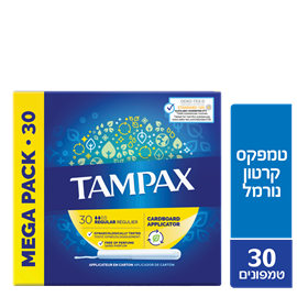 Tampax קומפקט רגולר / 30 יח&#39; 