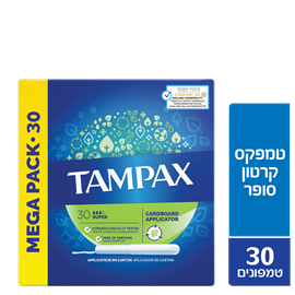 Tampax פלאש סופר / 30 יח&#39; 