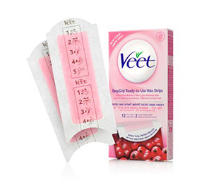 Veet- רצועות שעווה מוכנות לשימוש לעור רגיל / 12 יח&#39;