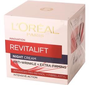 L&#39;Oreal Revitalift לוריאל קרם לילה נגד קמטים / 50 מ