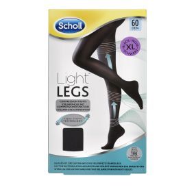 Light Legs Nude גרביון 60 דנייר בצבע שחור לרגליים קלילות מידה XL