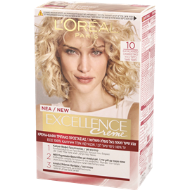 L'Oreal Excellence Cream צבע שיער בלונד מאוד מאוד בהיר 10