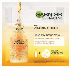 Garnier Tissue Fresh Mix vitamin C מסכת לחות טישו פרש מיקס עם תוספת ויטמין סי