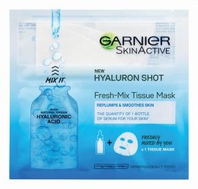 Garnier Tissue Fresh Mix Hyaluronic Acid מסכת לחות טישו פרש מיקס עם חומצה היאלורונית