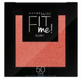 MAYBELLINE FIT ME BLUSH סומק קליל למראה עור סמוק טבעי גוון WINE 50