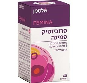 אלטמן פרוביוטיק פמינה / 60 כמוסות