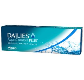  DAILIES AquaComfort Plus דייליס אקווהקומפורט פלוס עדשות מגע יומיות מס&#39; 2.25+ / 30 יח&#39;