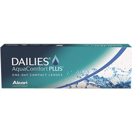  DAILIES AquaComfort Plus דייליס אקווהקומפורט פלוס עדשות מגע יומיות מס&#39; 1.00- / 30 יח&#39;