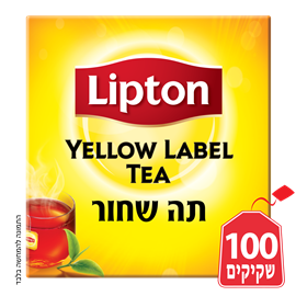 ליפטון שקיות תמצית תה 100 יח&#39;