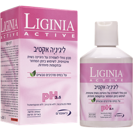 ליגיניה אקטיב סבון נוזלי במקרים של רגישות, גירוי ומחזור / 200 מ