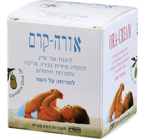 אורה קרם Ora Cream לטיפול בתיפרחת חיתולים, שפשפות, כוויות ועור מגורה 85 גר'