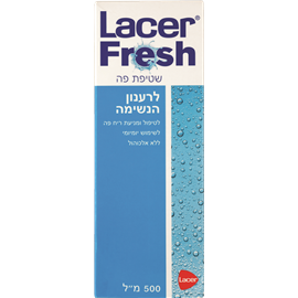 שטיפת פה לרענון הנשימה 500 מ&#39;&#39;ל Lacer Fresh