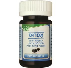 אפרוס ברזל, חומצה פולית וסרין - 30 כמוסות רכות