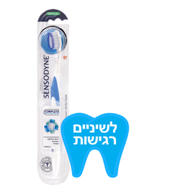 מברשת שיניים הגנה מלאה  Sensodyne Medium Complete Protection