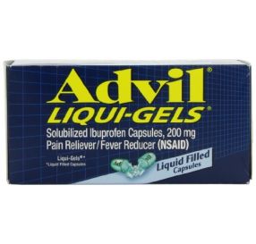 Advil אדויל Liqui-Gels 200 לשיכוך כאבים ולהורדת חום 40 קפסולות