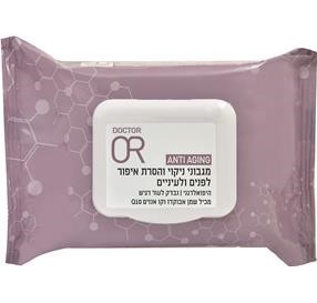  DR.OR Facial Cleansing  מגבוני ניקוי והסרת איפור לפנים ולעיניים 24 יח&#39;