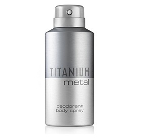 Titanium Metal Deodorant Body Spray