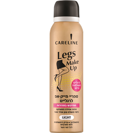 Legs Make Up Spray ספריי מייק-אפ לרגליים כיסוי מושלם וגוון אחיד Light