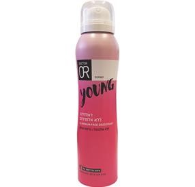 DR.OR Young Deodorant Pink דאודורנט ספריי ללא אלכוהול וללא אלומיניום בניחוח מרענן 150 מ”ל