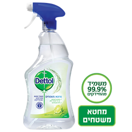 Dettol תרסיס מחטא משטחים ללא אקונומיקה