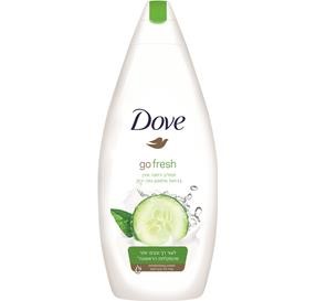 Dove Go Fresh דאב תחליב רחצה בניחוח מלפפון ותה ירוק / 500 מ