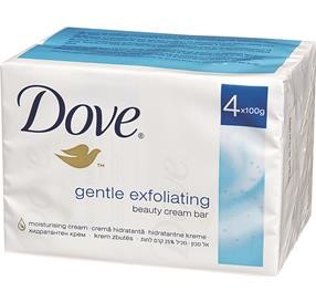 Dove אל סבון מוצק עם גרגרים / 4 יח&#39;