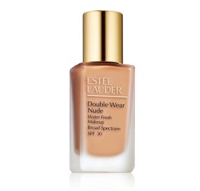 Estee Lauder Double Wear Nude Makeup SPF 30 מייק אפ למראה רענן בגוון Wheat 3N2
