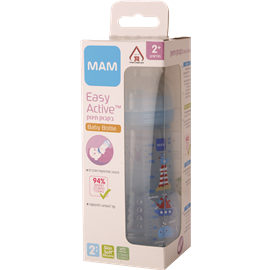 MAM Easy Active בקבוק 270 מ”ל כחול כולל פטמת MEDIUM FLOW זרימה בינונית